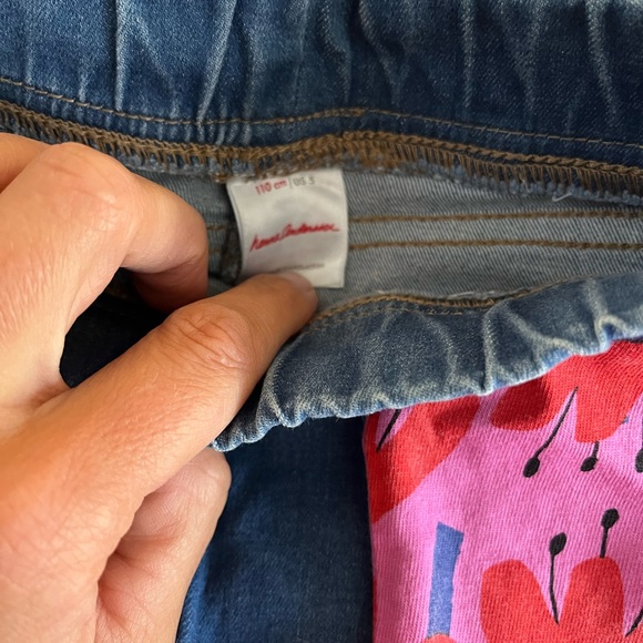 Hanna Andersson || Pink Poppy Ruffle Longsleeve + Jeans - Picture 5 of 8